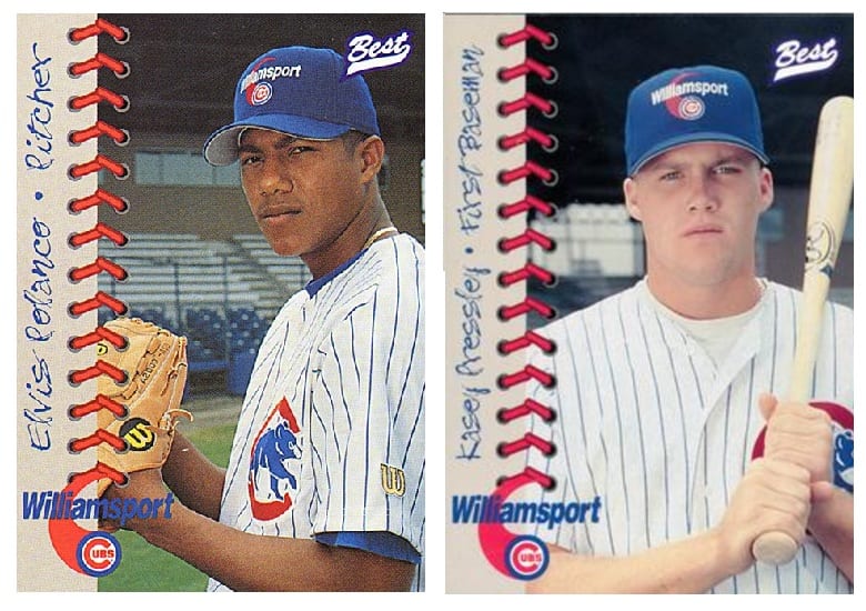 Elvis Polanco and Kasey Pressley cards