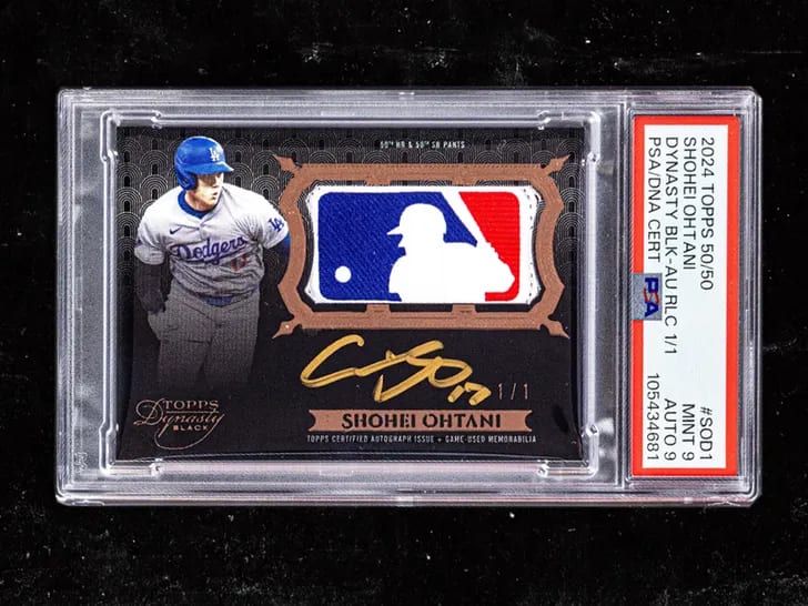 Rare 2024 Topps Shohei Ohtani 1/1 Card Could Sell for over $30K