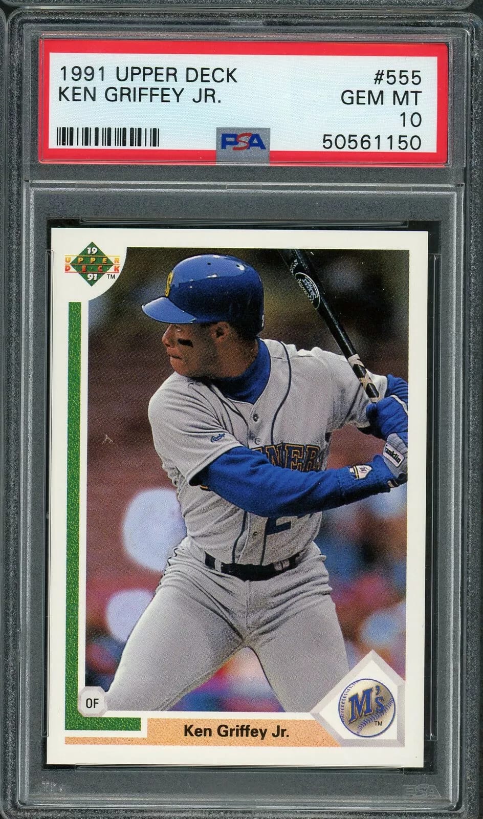 1991 Upper Deck Baseball - Ken Griffey Jr. - Card No. 555 - PSA 10