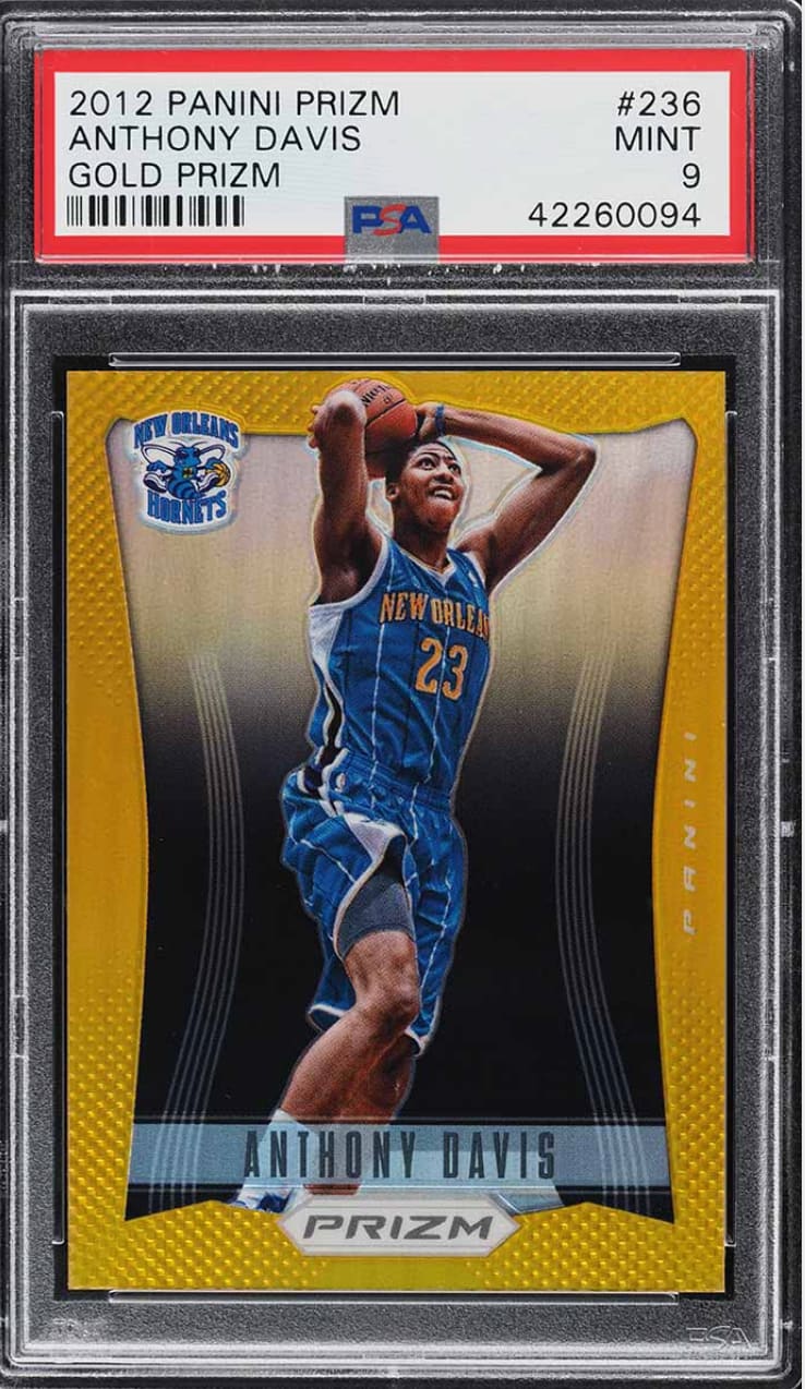 PSA10❗️ ANTHONY DAVIS RC PRIZM LOW POP. ANTHONY DAVIS 2012 PRIZM