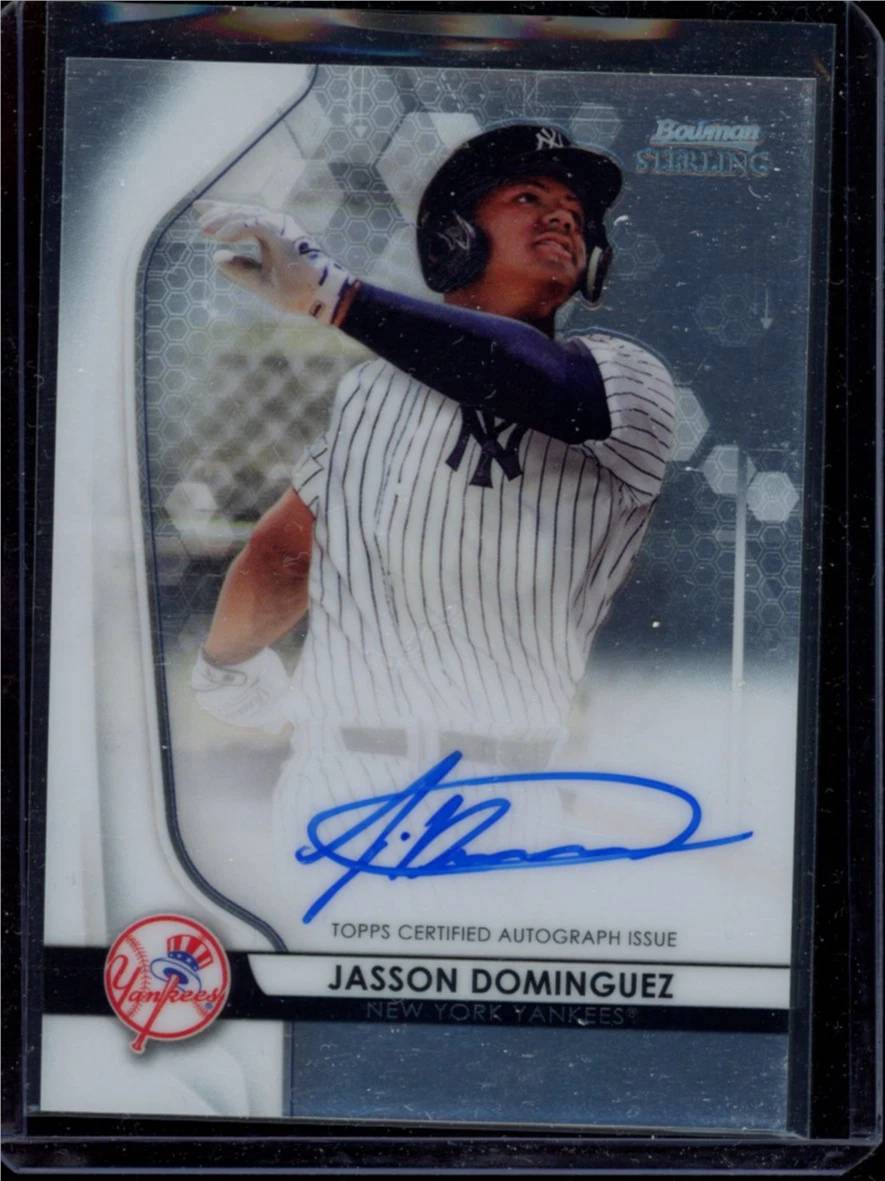 Three Jasson Dominguez cards for under $100