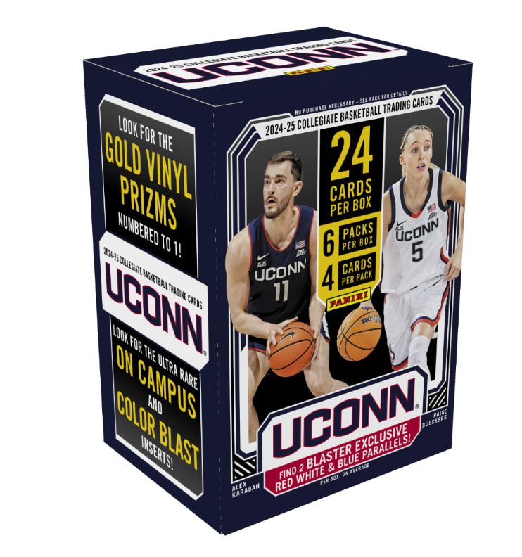 2024-25 Panini University of Connecticut Collegiate Basketball Blaster [Current price: $30]