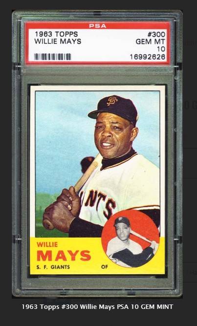 1963 topps baseball psa graded cards Live Stream CGC Grading Submissions – Crave Collectibles main image 0