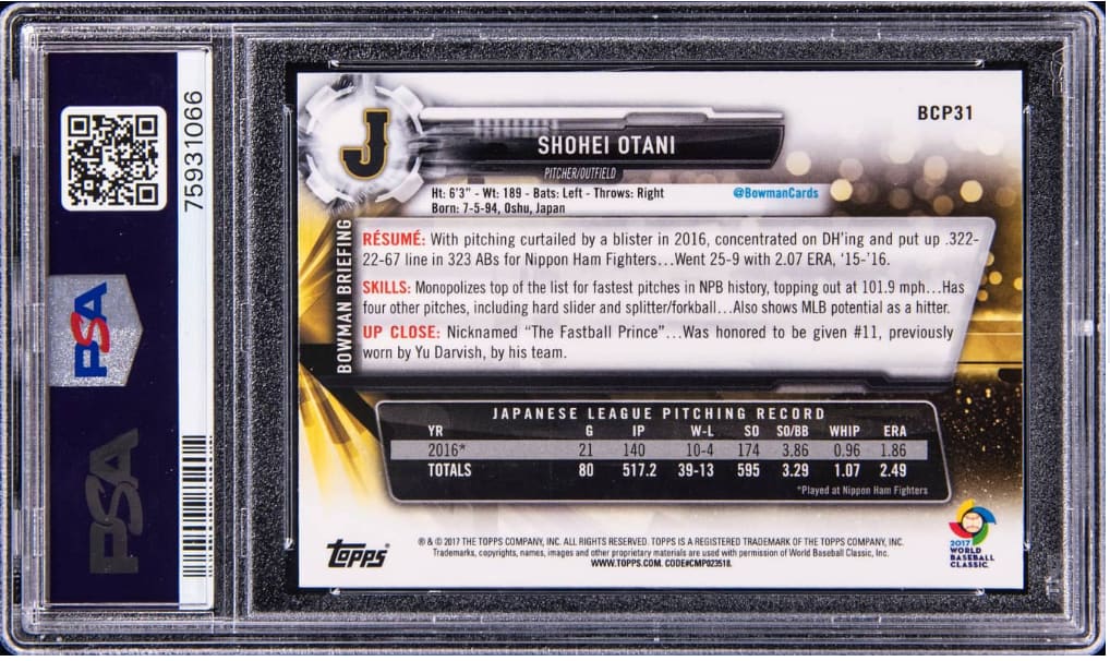 The top cards of 2017 Bowman Baseball