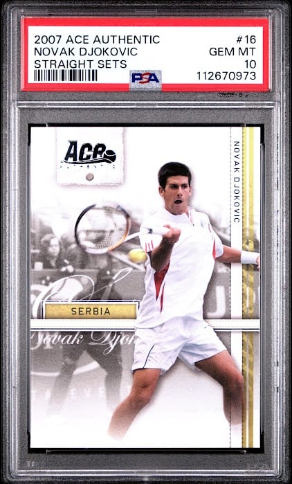 PSA's Top Five Most Graded Tennis Players for 2025