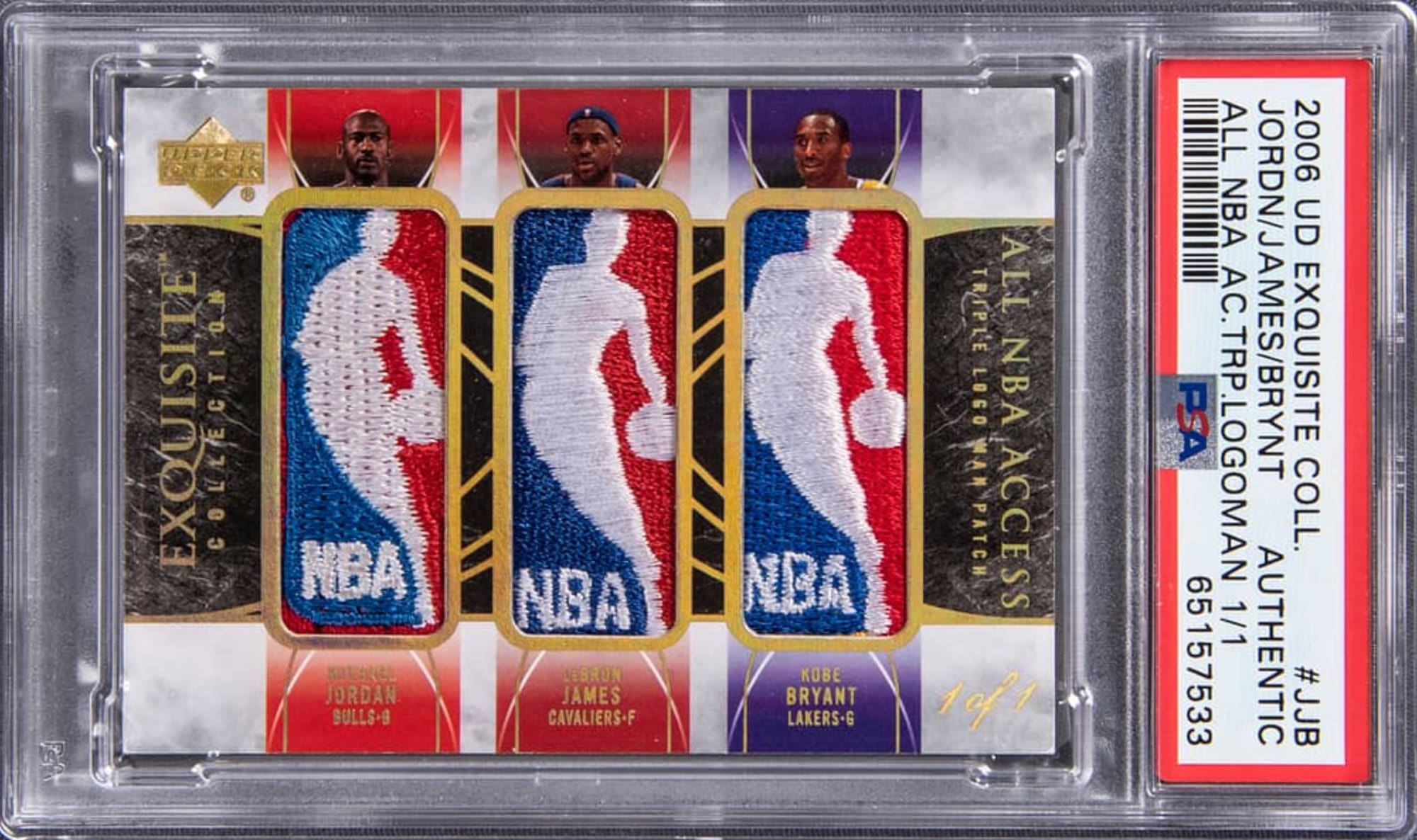 lebron upper deck exquisite