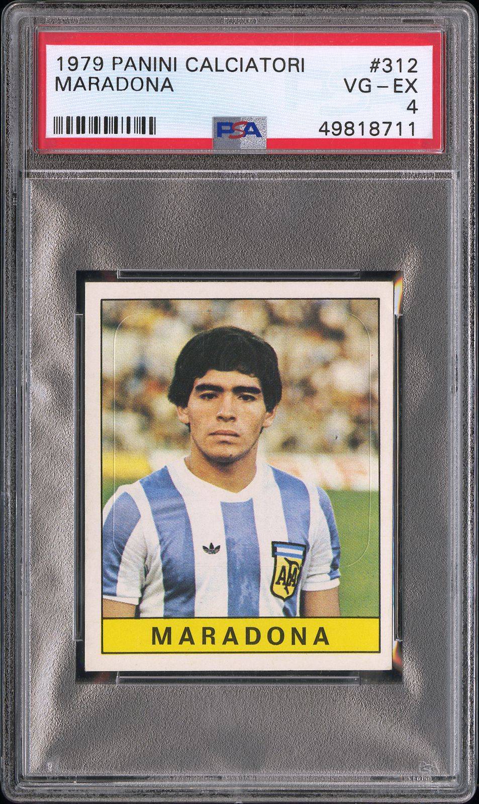 166 DIEGO ARMANDO MARADONA NAPLES ARGENTINA FOOTBALL CALCIATORI 1984