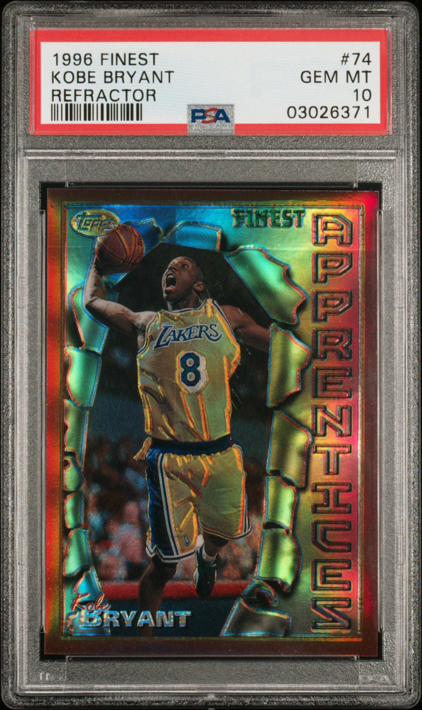 flawless kobe bryant rookie card