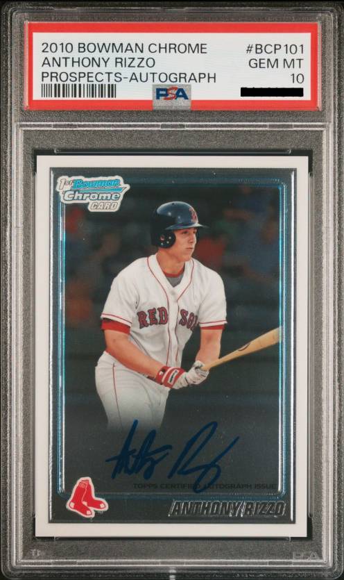 Top rookie cards of recently retired Anthony Rizzo