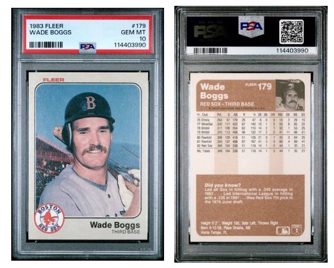 3 Iconic PSA 10 Rookie Cards From 1983 Fleer Baseball