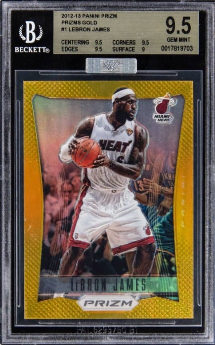 lebron james basketball card