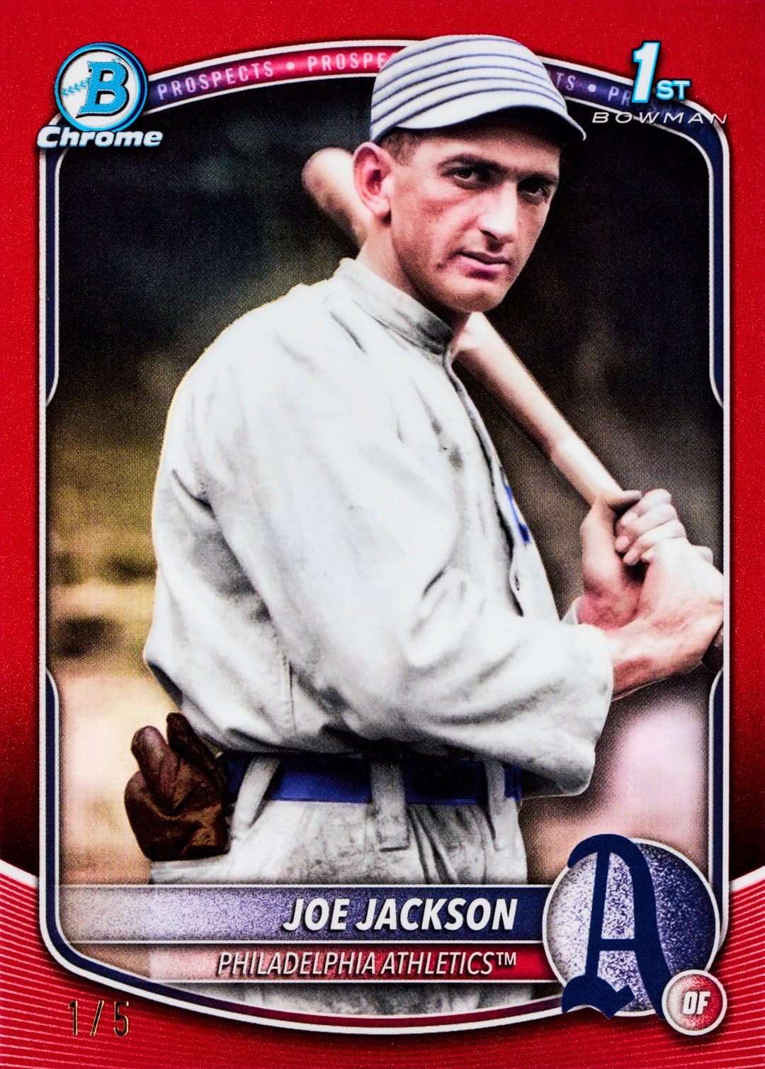 その他 TOPPS 1St. Bowman Shoeless Joe Jackson gets Bowman 1st Card