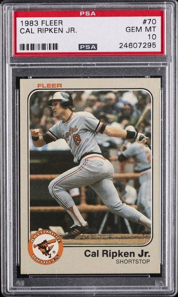 Cal Ripken Jr.'s most graded cards and prices