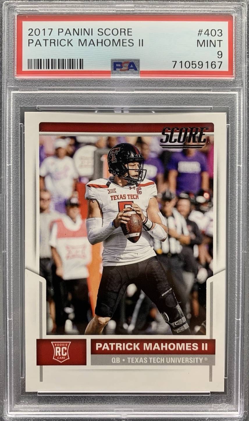 Patrick Mahomes rookie cards under $100