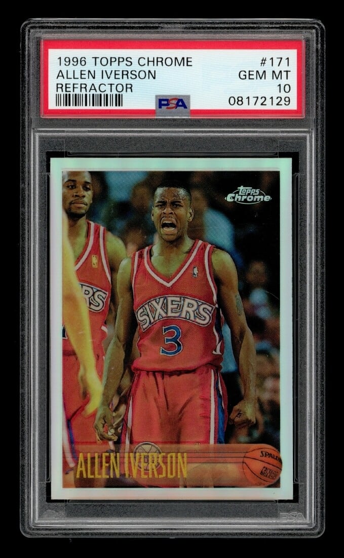 その他 ALLEN IVERSON Bowman Chrome REFRACTOR Allen Iverson 2007-08 Bowman Chrome Black Refractor /199