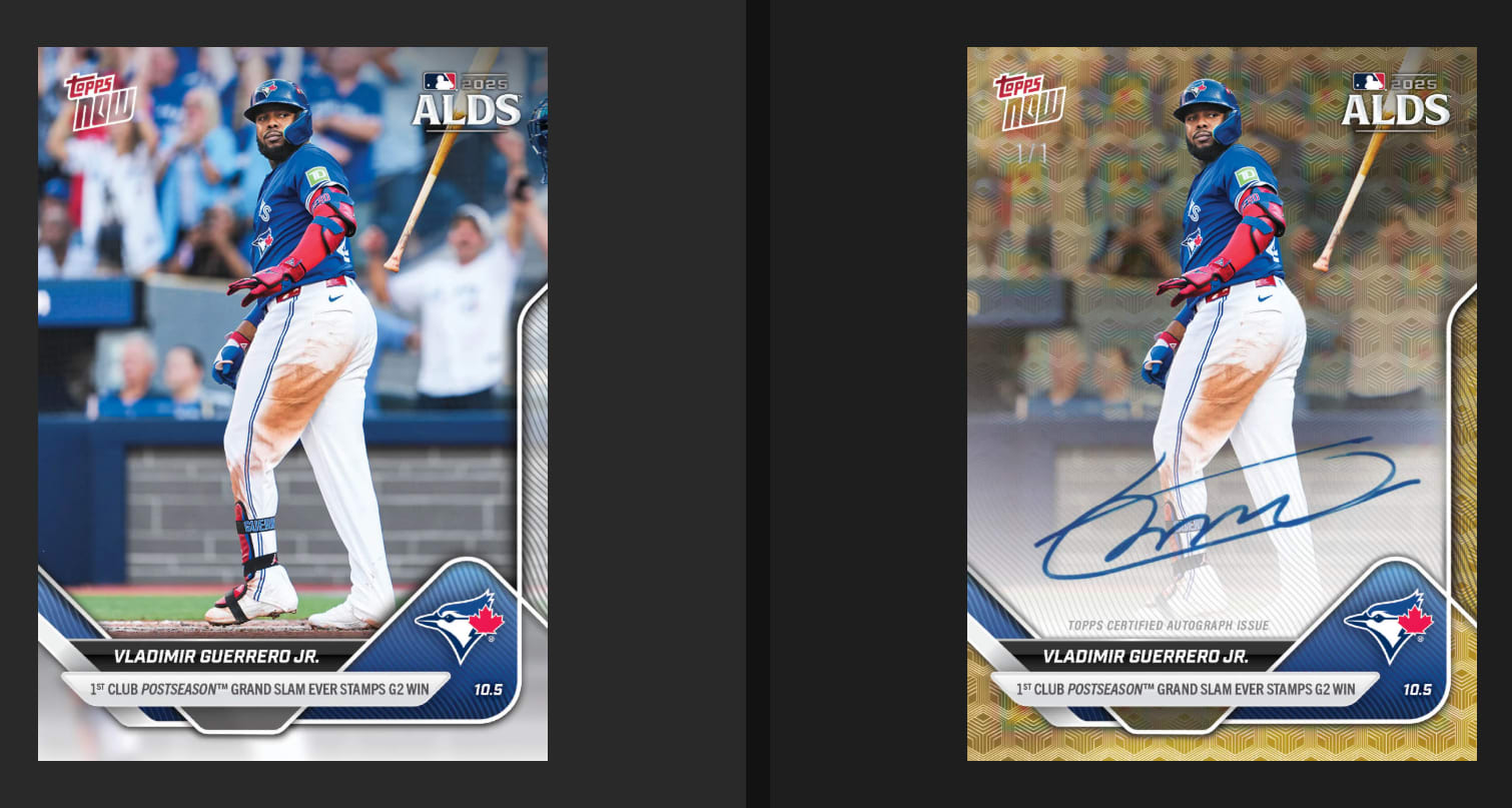 Topps honors Vladimir Guerrero Jr. grand slam