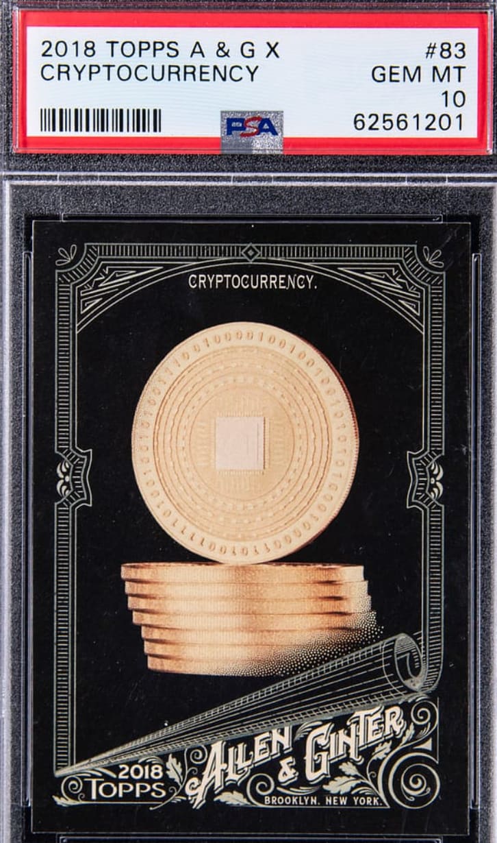 Some expensive non-sports sales of Topps Allen & Ginter