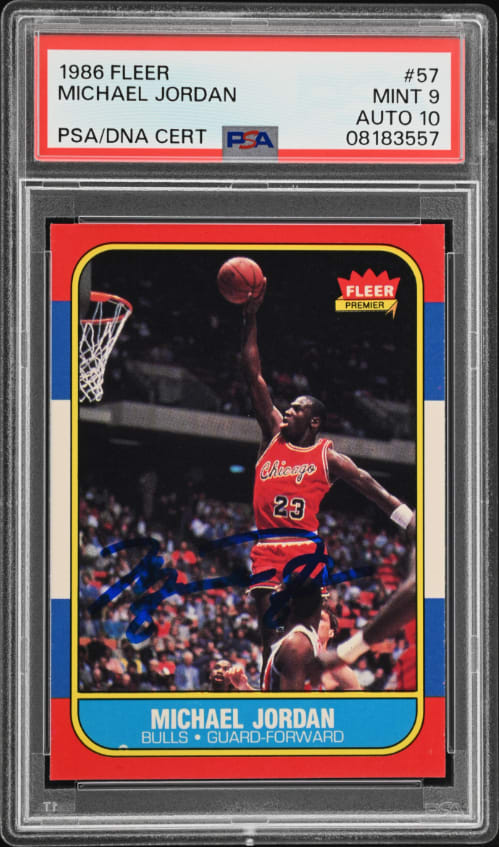 Michael Jordan signed rookie card sells for record $2.7 million