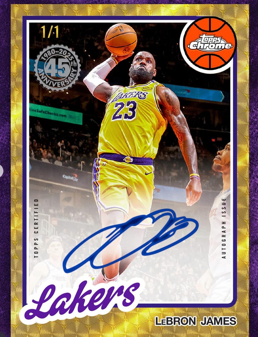 One of the biggest chase cards in 2025/26 Topps Flagship NBA has