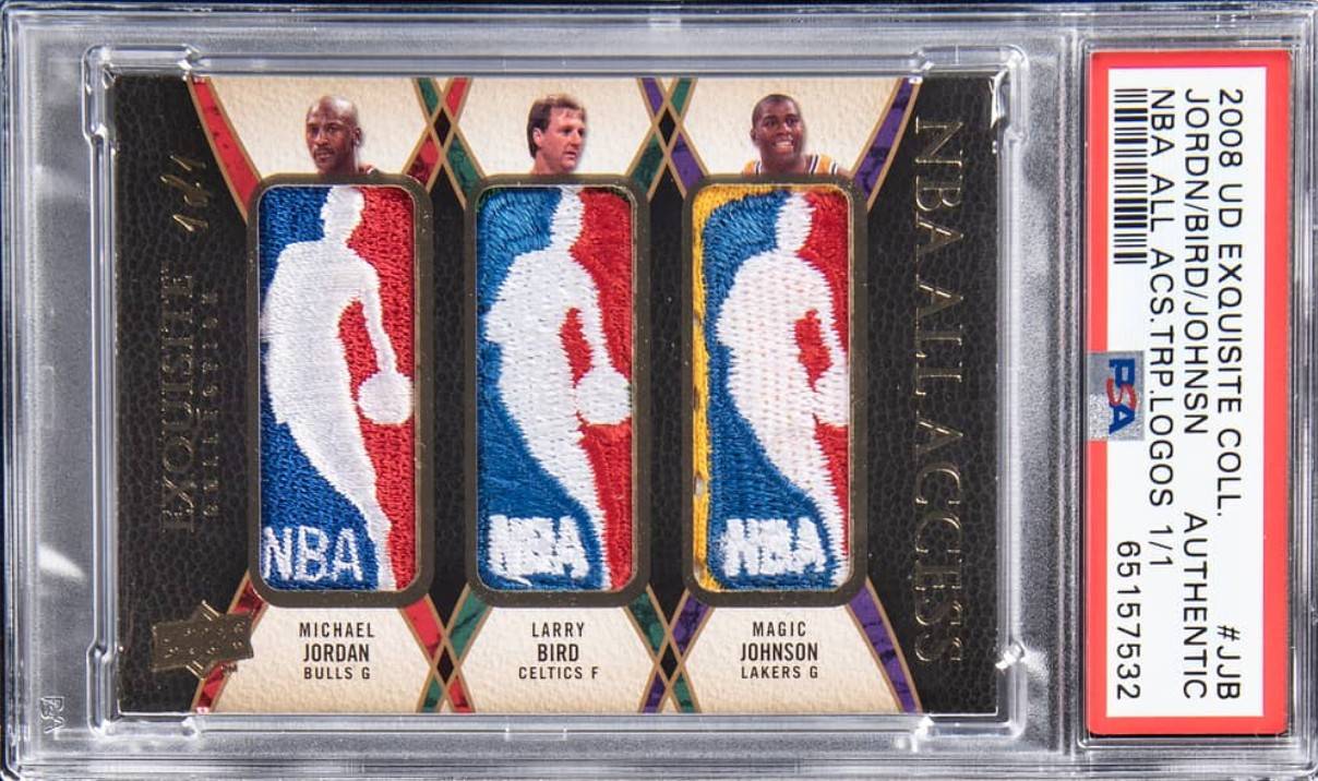 4 Incredible Larry Bird and Magic Johnson Cards
