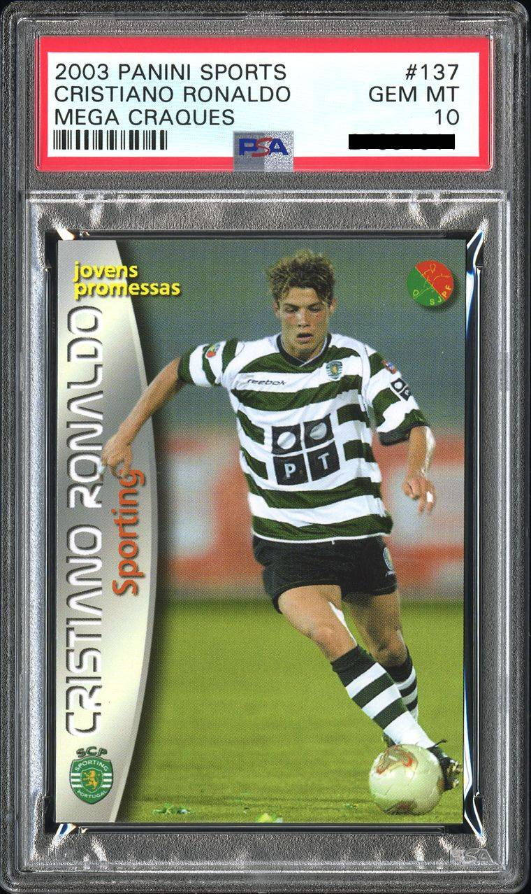 The 3 most expensive Ronaldo soccer cards