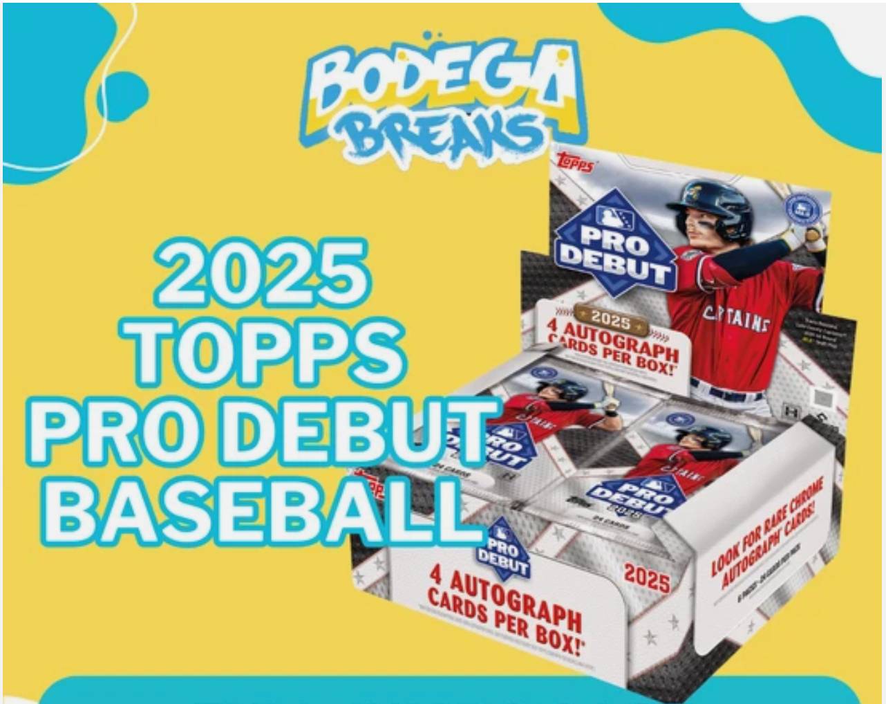 New release of 2025 Topps Pro Debut Baseball coming Wednesday