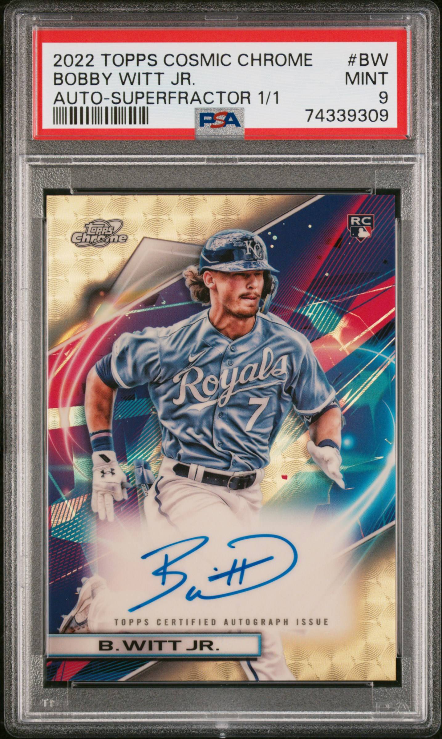 Historic Topps Cosmic Chrome sales of Ohtani, Skenes and more