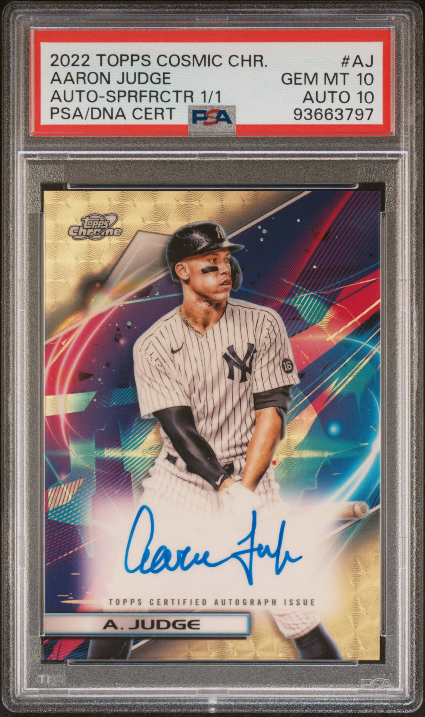 Historic Topps Cosmic Chrome sales of Ohtani, Skenes and more
