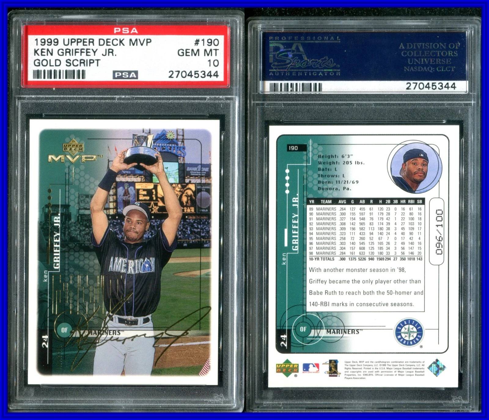 1999 Upper Deck MVP Has Short Prints Worth Thousands of Dollars