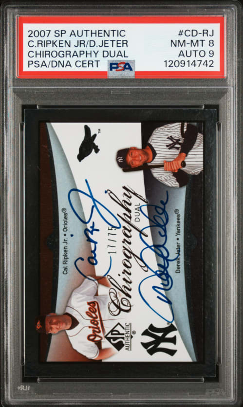 Three essential Cal Ripken Jr. autographed baseball cards