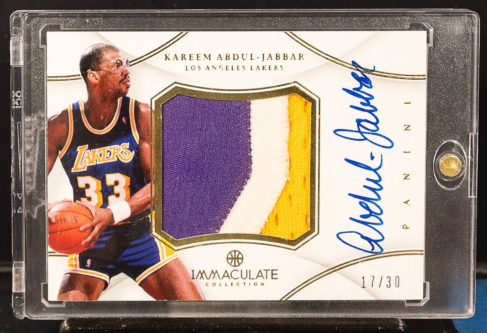 Legendary cards of Hall of Famer Kareem Abdul-Jabbar