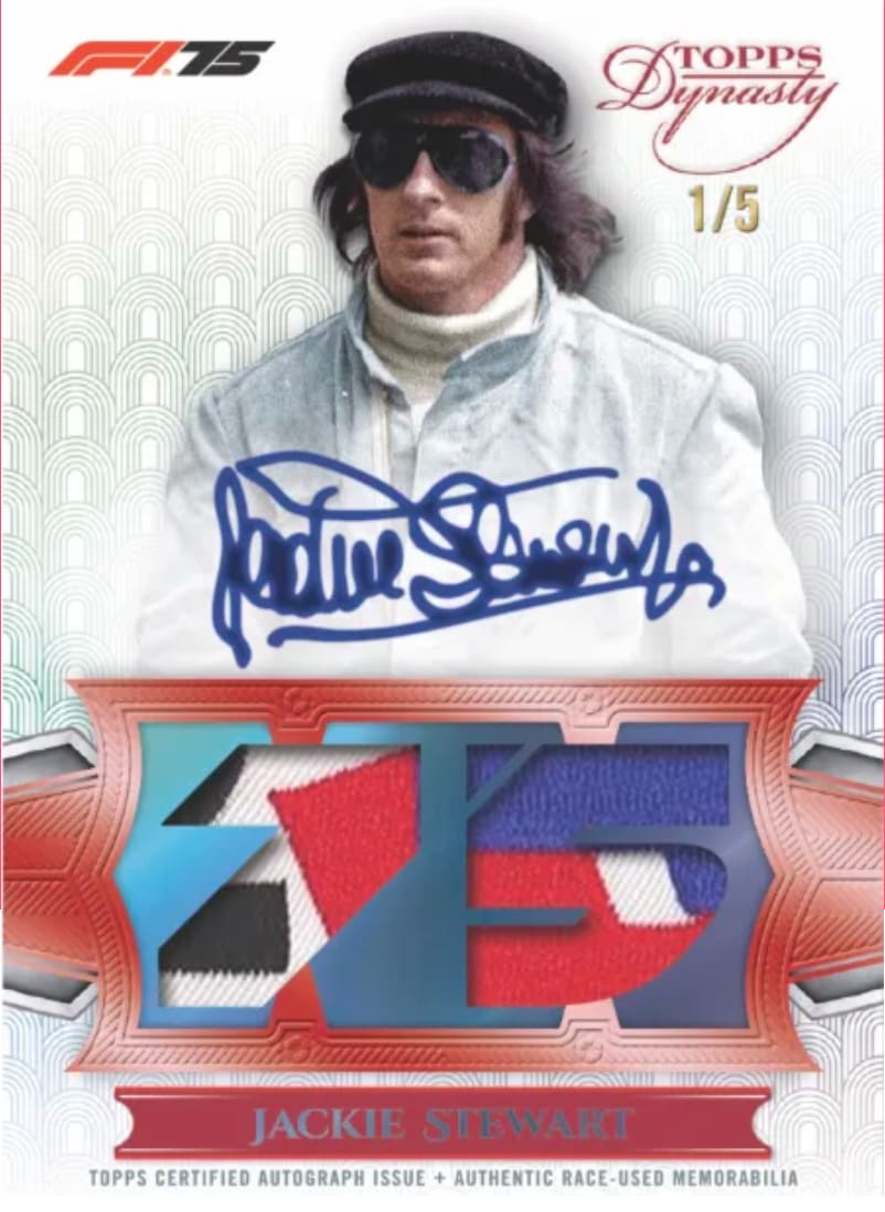 2025 Topps Dynasty Formula 1 Celebrates the Diamond Anniversary of