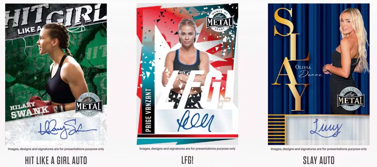 2025 Leaf Metal Women of Sport: Livvy Dunne, Greats and more