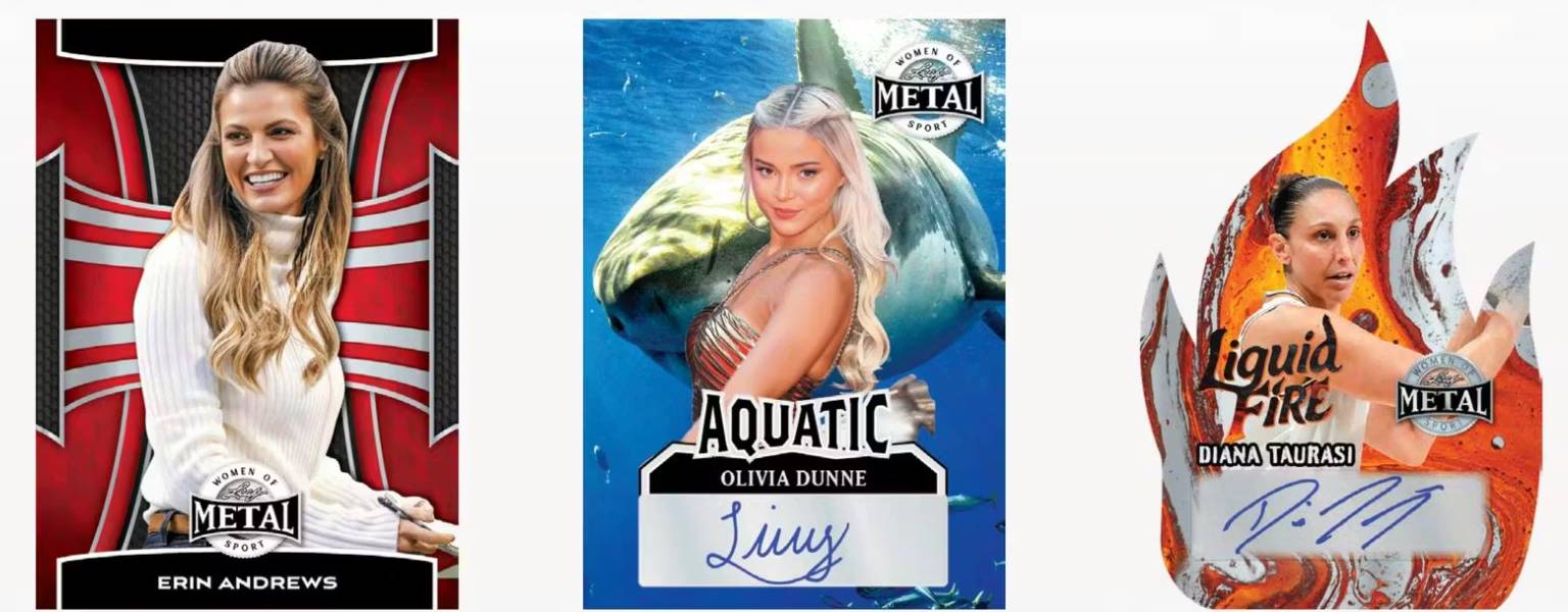 2025 Leaf Metal Women of Sport: Livvy Dunne, Greats and more