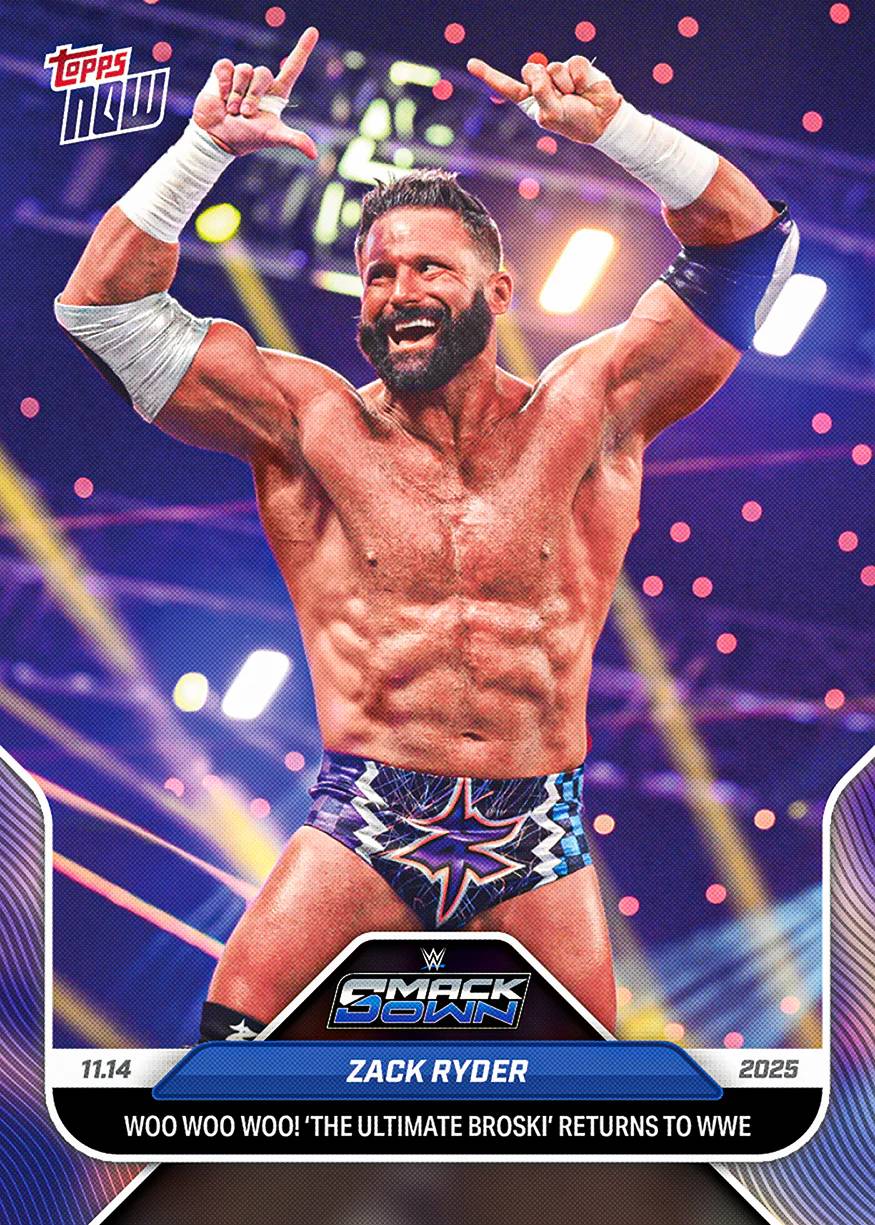 What Zack Ryder's WWE return means for his collectibles market