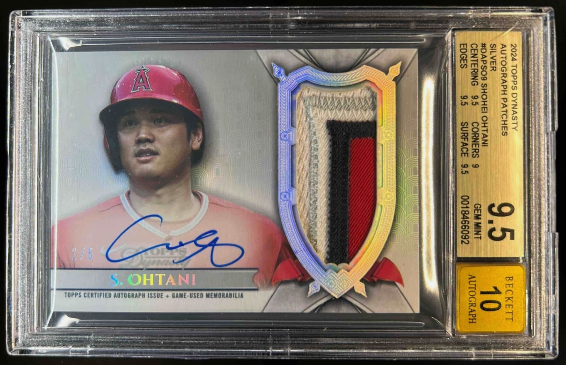 その他 TOPPS DYNASTY Rare Topps Dynasty Shohei Ohtani card coming to auction, starting