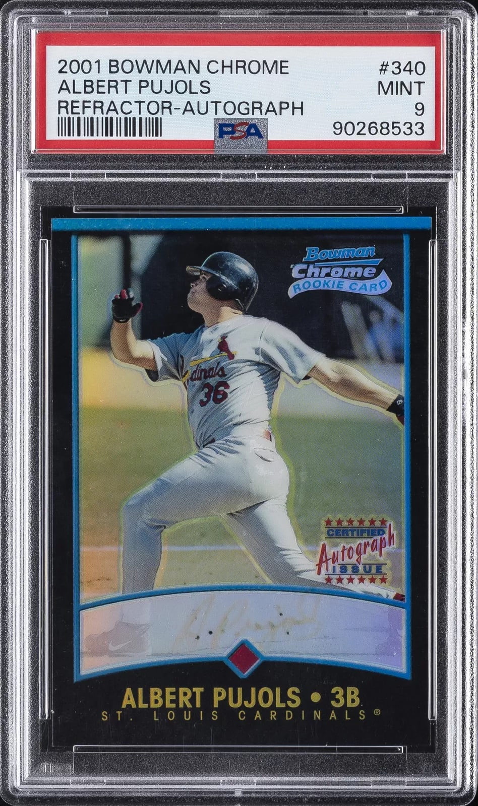 4 Key cards for Albert Pujols collectors