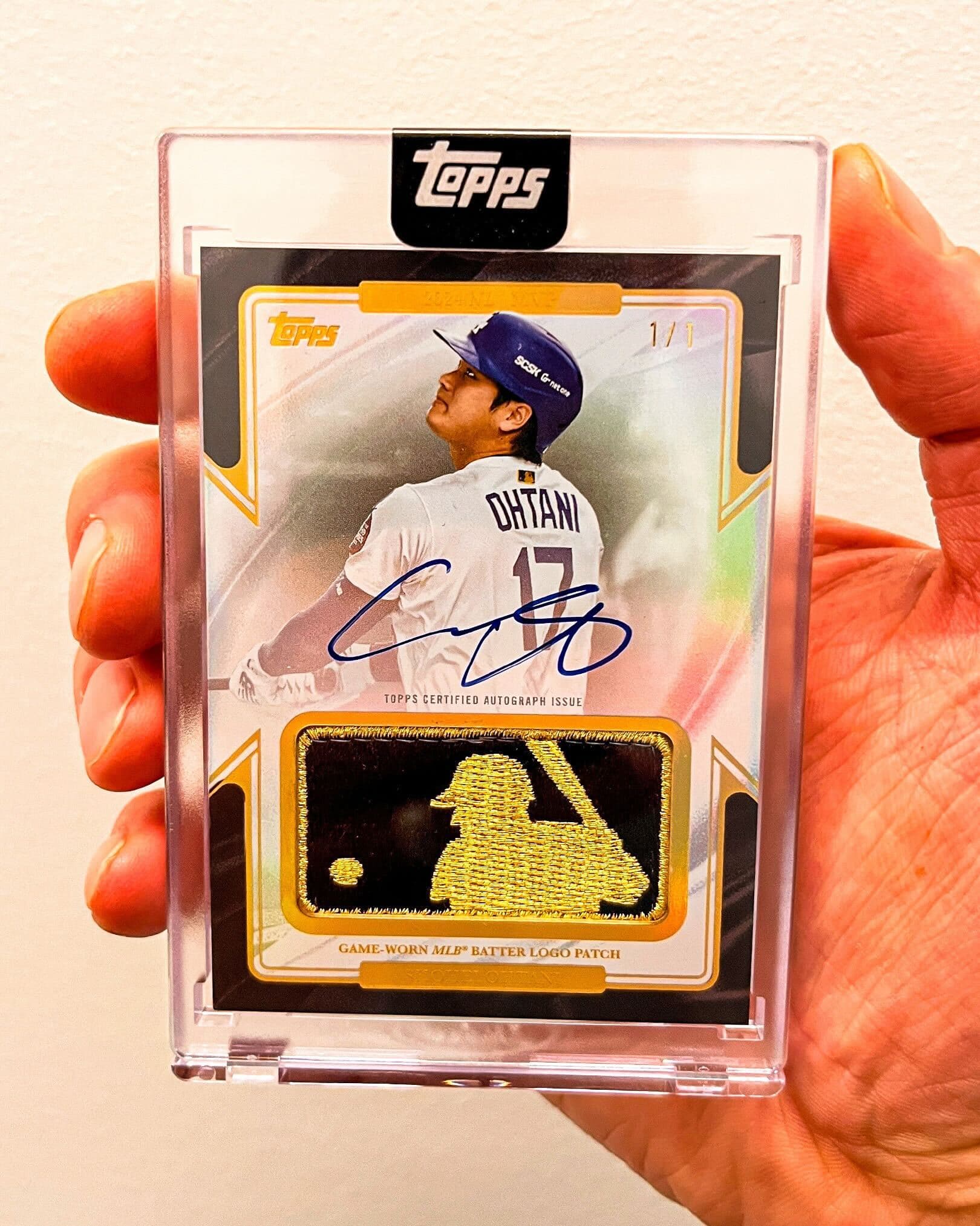 Ohtani 1-of-1 Gold Logoman auction already over $1 million, could