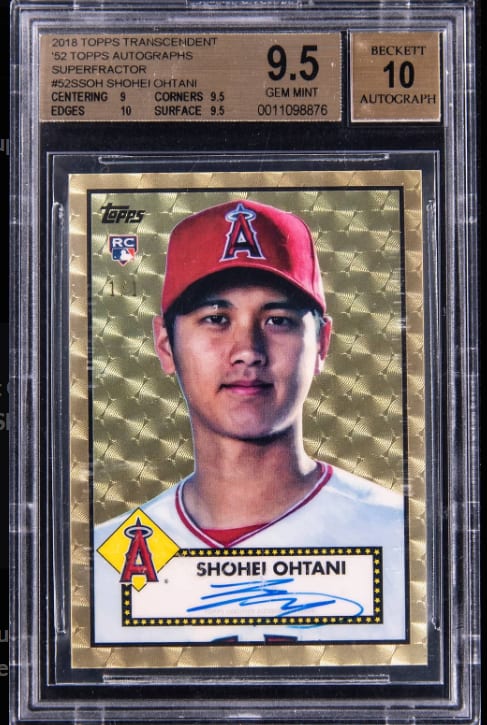 Shohei Ohtani Superfractor Shohei Ohtani Superfractor
