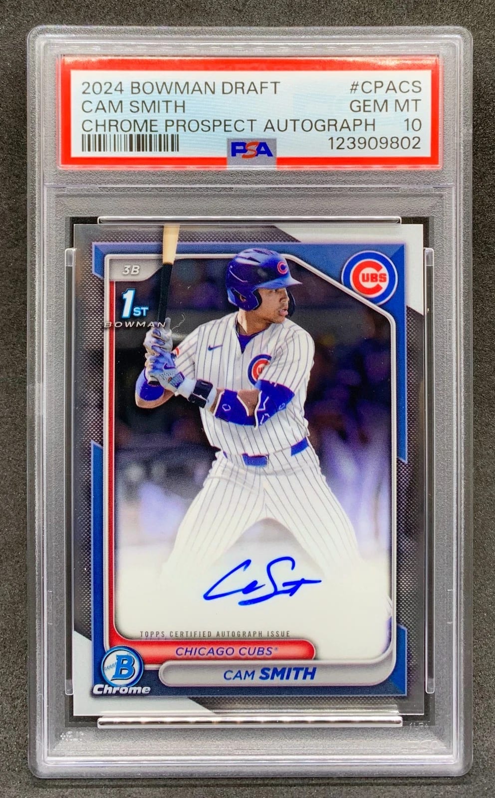Cam Smith 2024 Bowman Draft 1st Bowman Autograph PSA 10 Cam Smith 2024 Bowman Draft 1st Bowman Autograph PSA 10