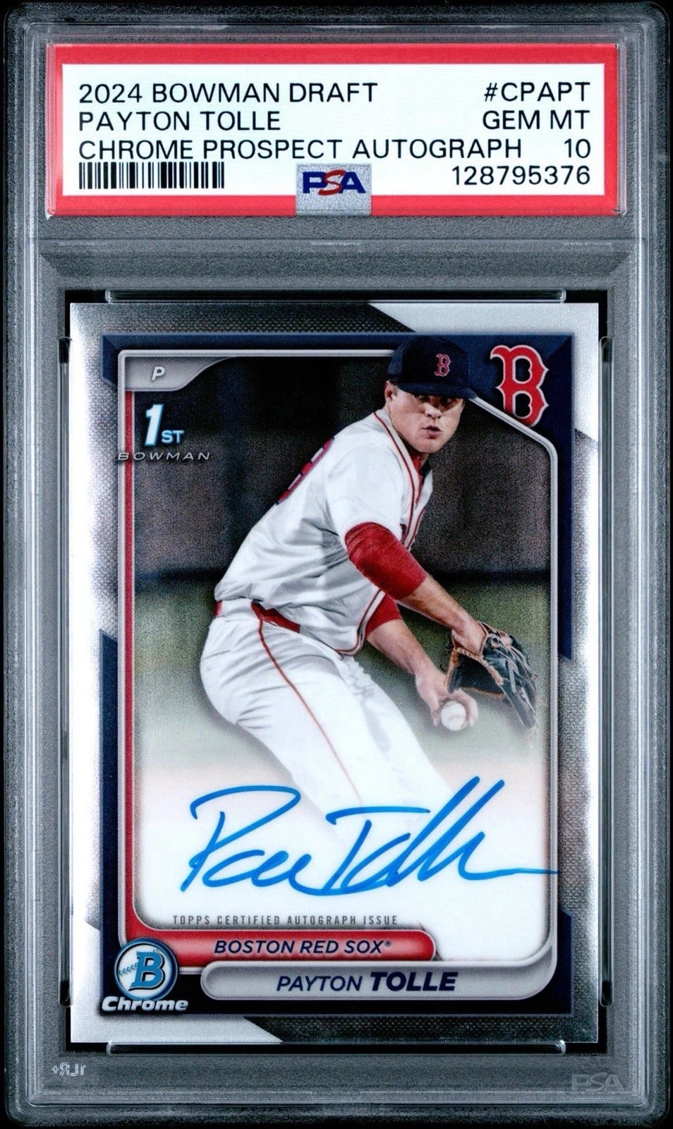Payton Tolle 2024 Bowman Draft 1st Bowman Autograph PSA 10 Payton Tolle 2024 Bowman Draft 1st Bowman Autograph PSA 10