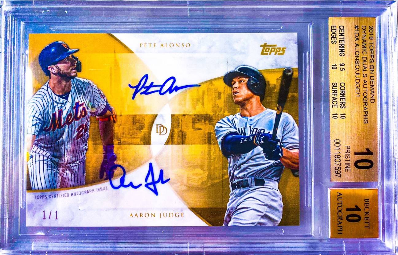 Grail cards of Pete Alonso that should increase after signing