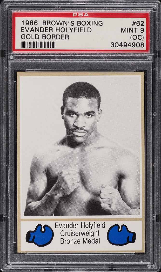 Boxing Legends and their highest selling cards