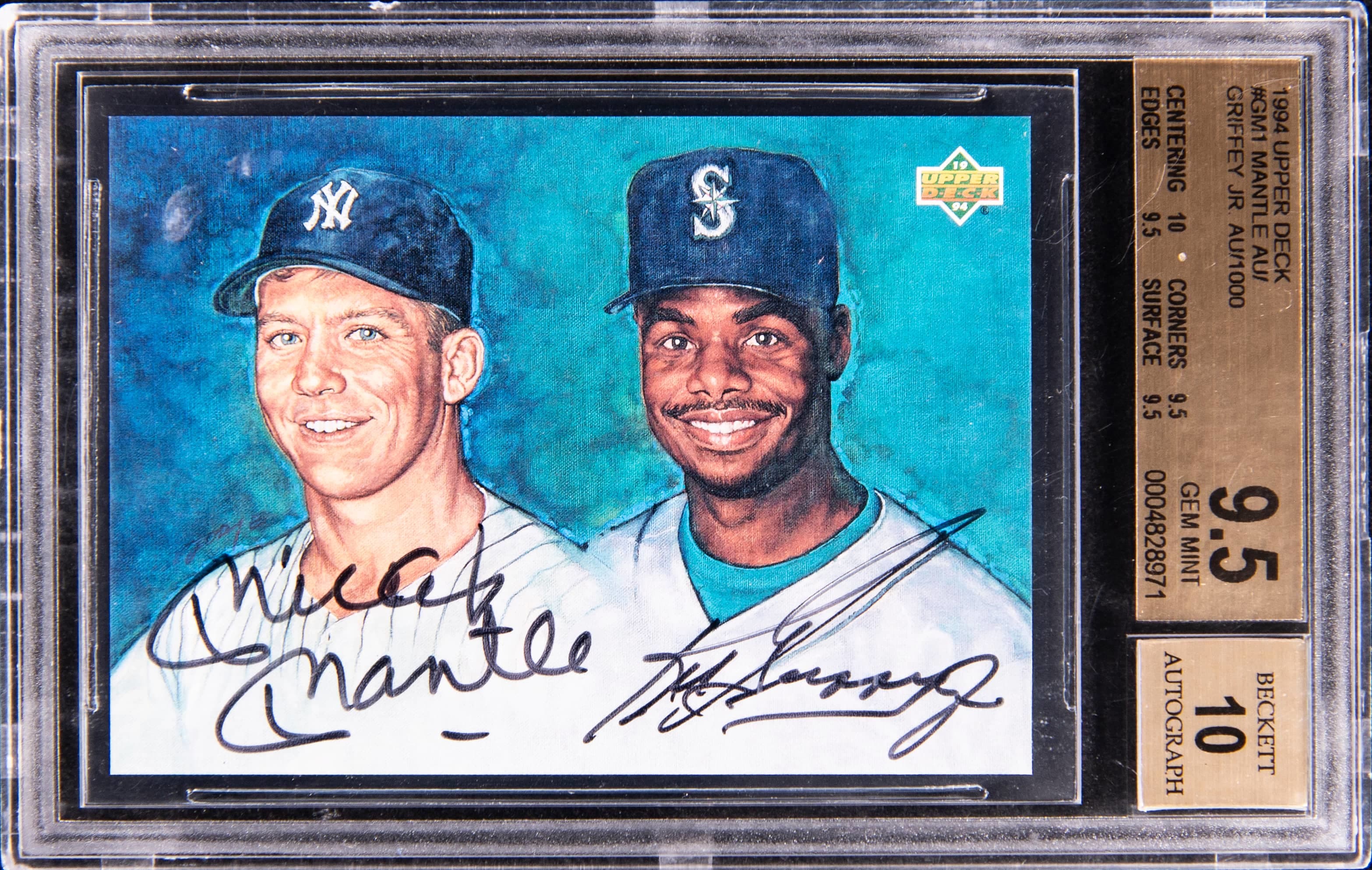 Iconic Mickey Mantle and Ken Griffey Jr. Card Looks to Make History