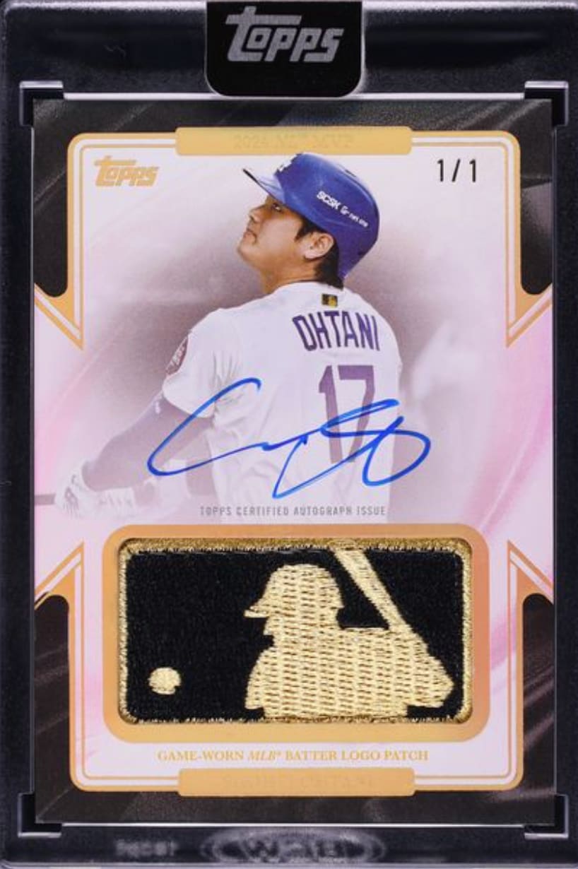 History Made: Ohtani's 1/1 Topps Gold Logoman Sets Record Price of