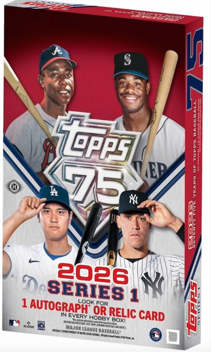 2026 Topps Series One Baseball Kicks Off 75th Anniversary with Pre