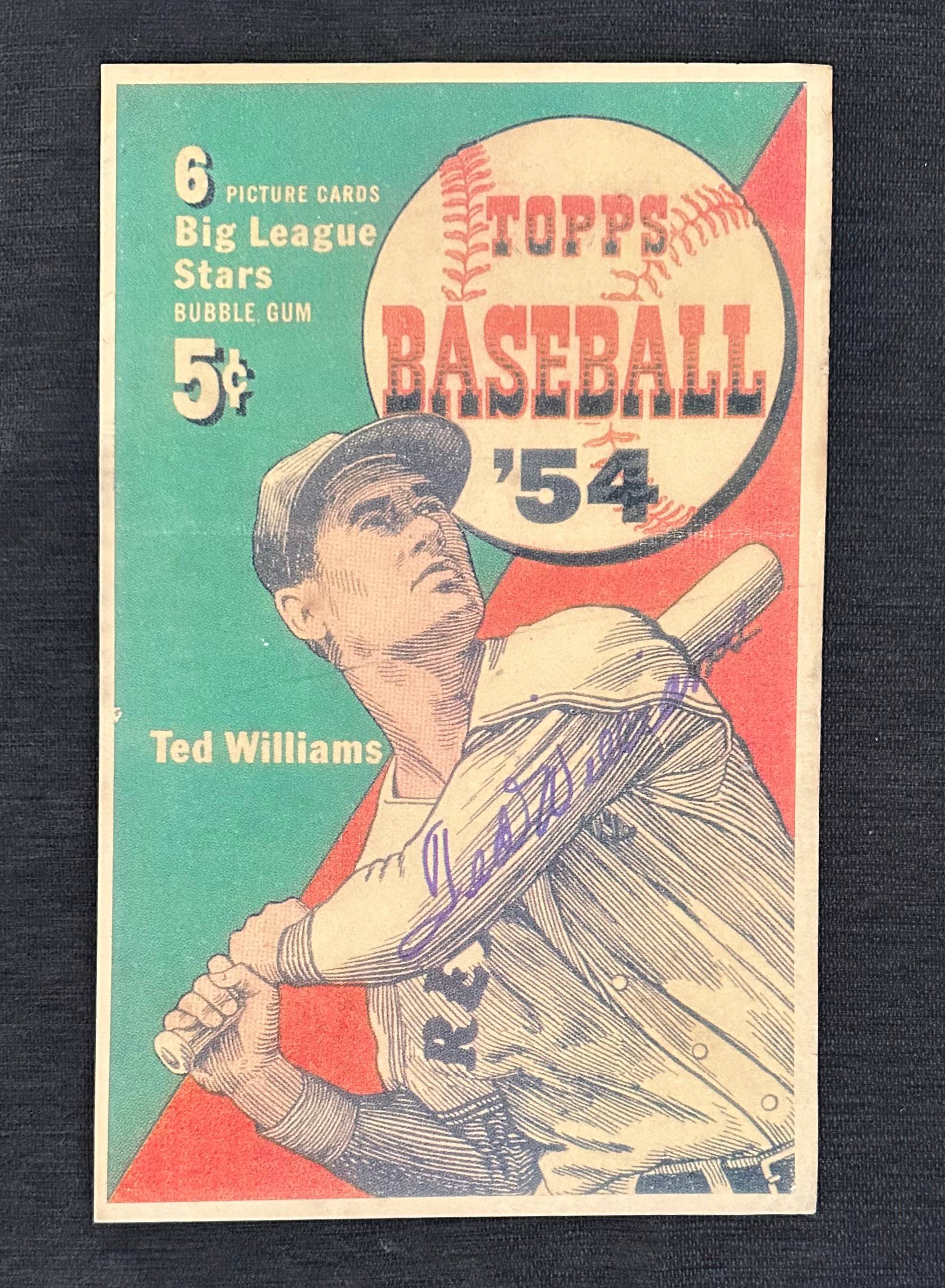 1954 Topps Baseball #1 Ted Williams PSA A