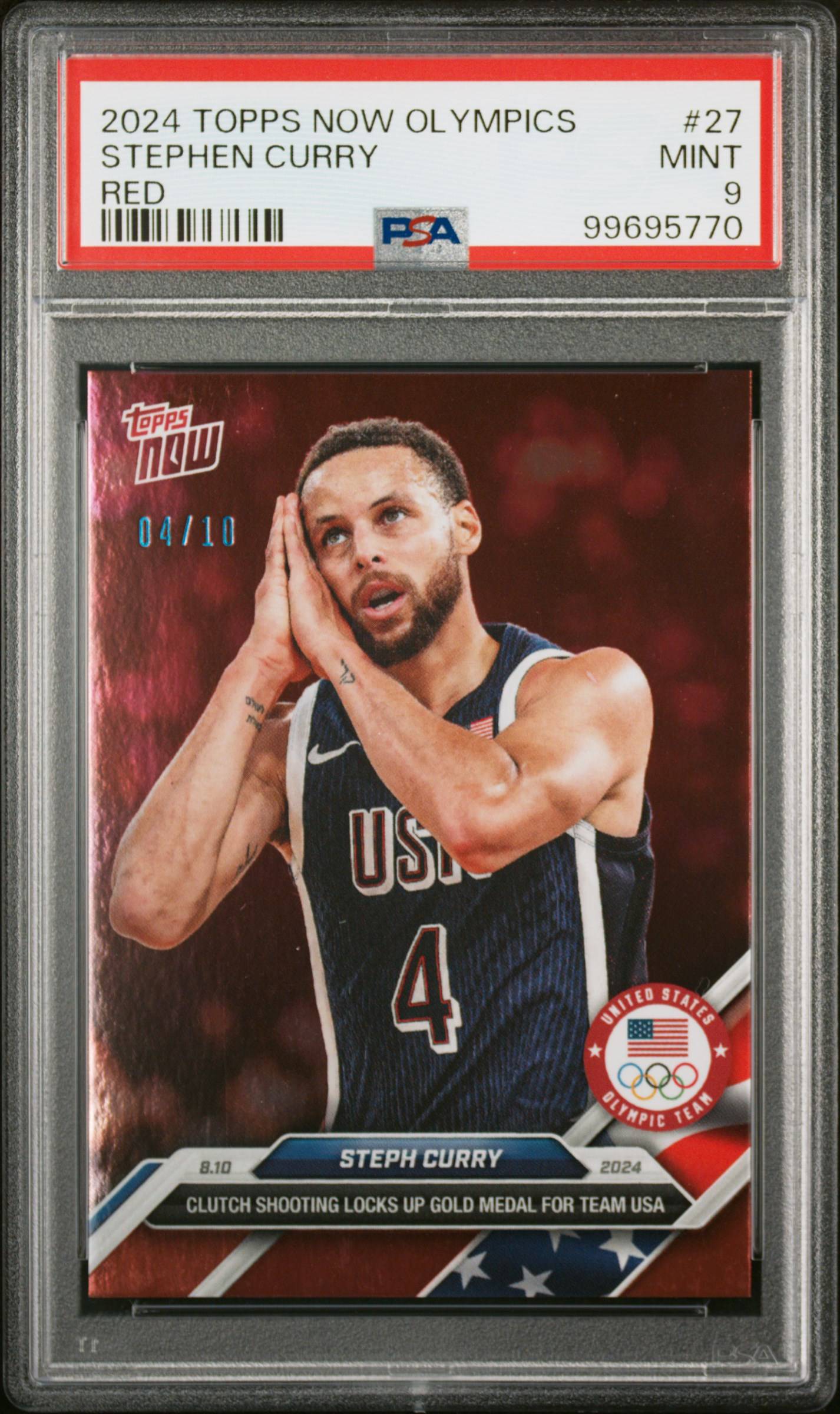 The Stephen Curry Topps Now Card That Just Quadrupled in Value