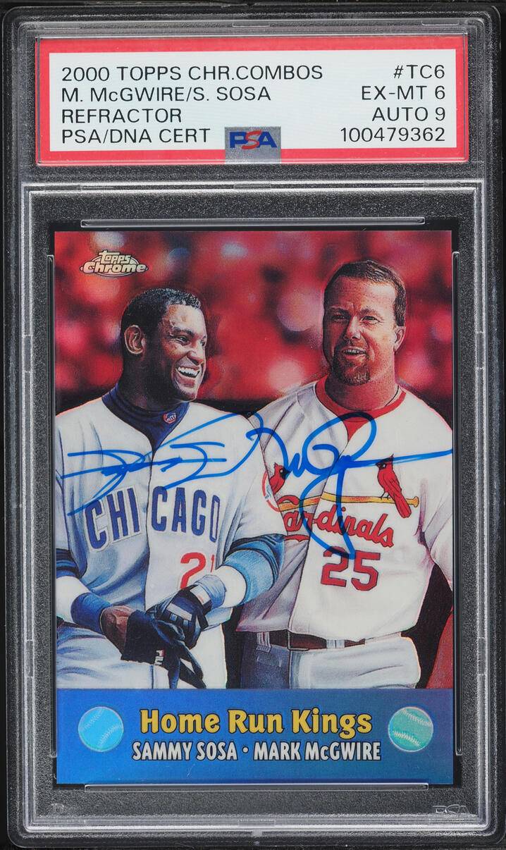 Mark McGwire and Sammy Sosa Together in History & These 3 Dual Cards