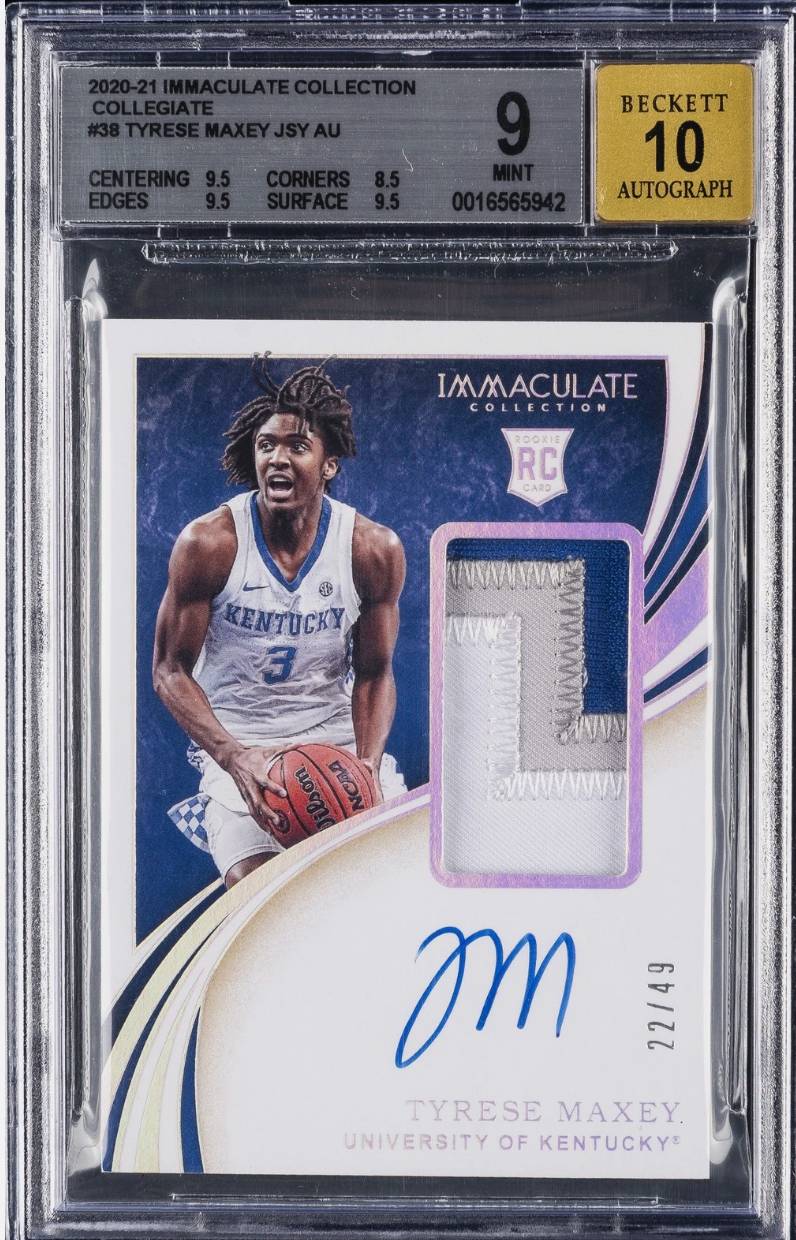 Unexpected Trove of Tyrese Maxey Grails Available at Auction